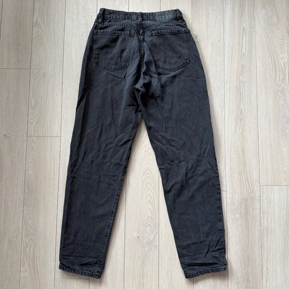 Outland Denim Abigail High Rise Girlfriend Organic Cotton Jeans Aged Black Sz 26 - Picture 13 of 16